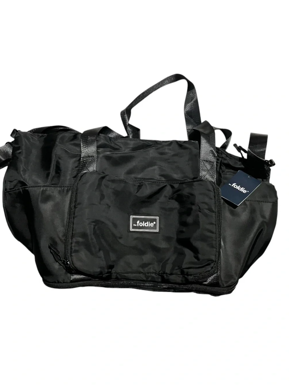 NWT $79 The Foldie Black Travel Bag